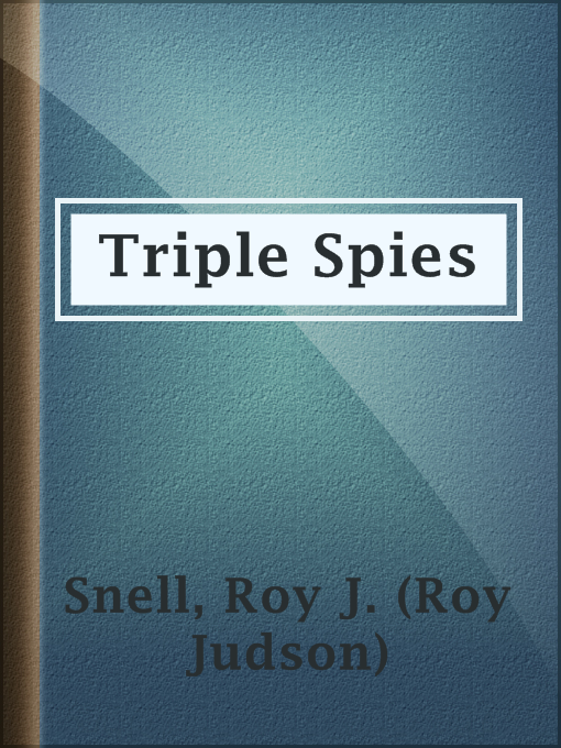 Imagen de portada para Triple Spies